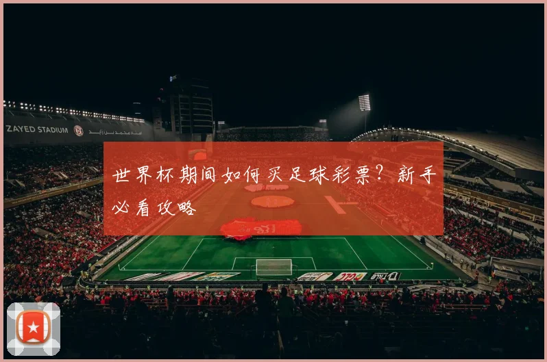 世界杯期间如何买足球彩票？新手必看攻略